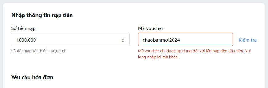 Hướng dẫn sử dụng mã Voucher Zalo nạp tiền vào tài khoản