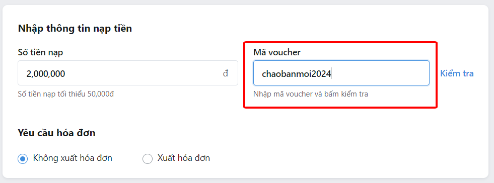 Hướng dẫn sử dụng mã Voucher Zalo nạp tiền vào tài khoản